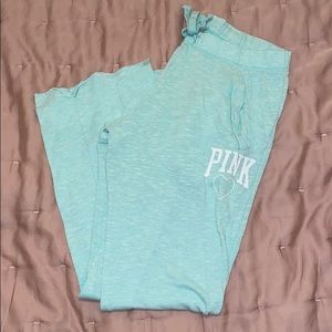 Lightweight turquoise PINK lounge pants